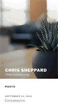 Mobile Screenshot of chris-sheppard.com