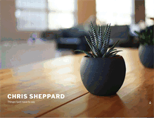 Tablet Screenshot of chris-sheppard.com